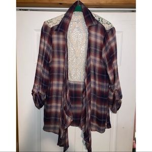 A flannel coverup